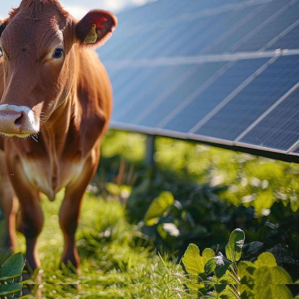 cow-grazing-near-solar-panels